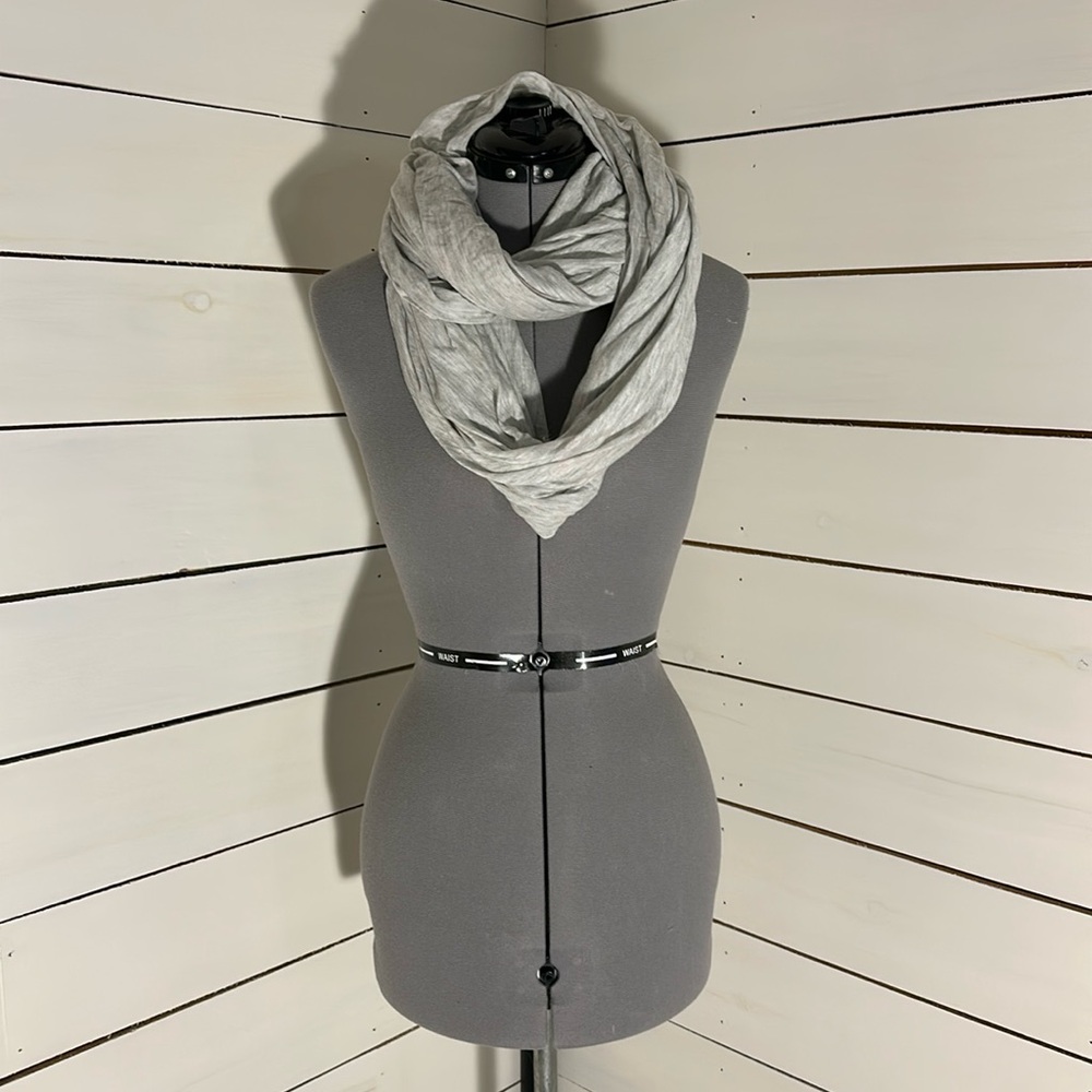 Heather Gray Infinity Scarf